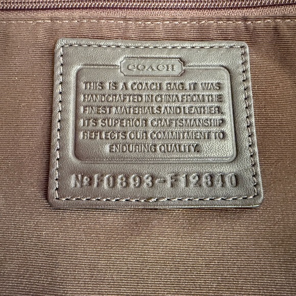 Coach Y2K Brown Patchwork Shoulder Bag 2008 w/dust bag - Picture 4 of 16